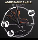 Gaming Chair with Footrest for adults - Image 4