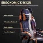 Gaming Chair with Footrest for adults - Image 3